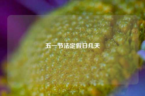 五一节法定假日几天